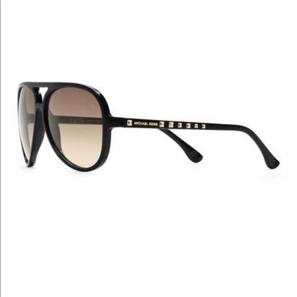MICHAEL Michael Kors Accessories - Michael Kors Brynn Black/Brown Studded Sunglasses